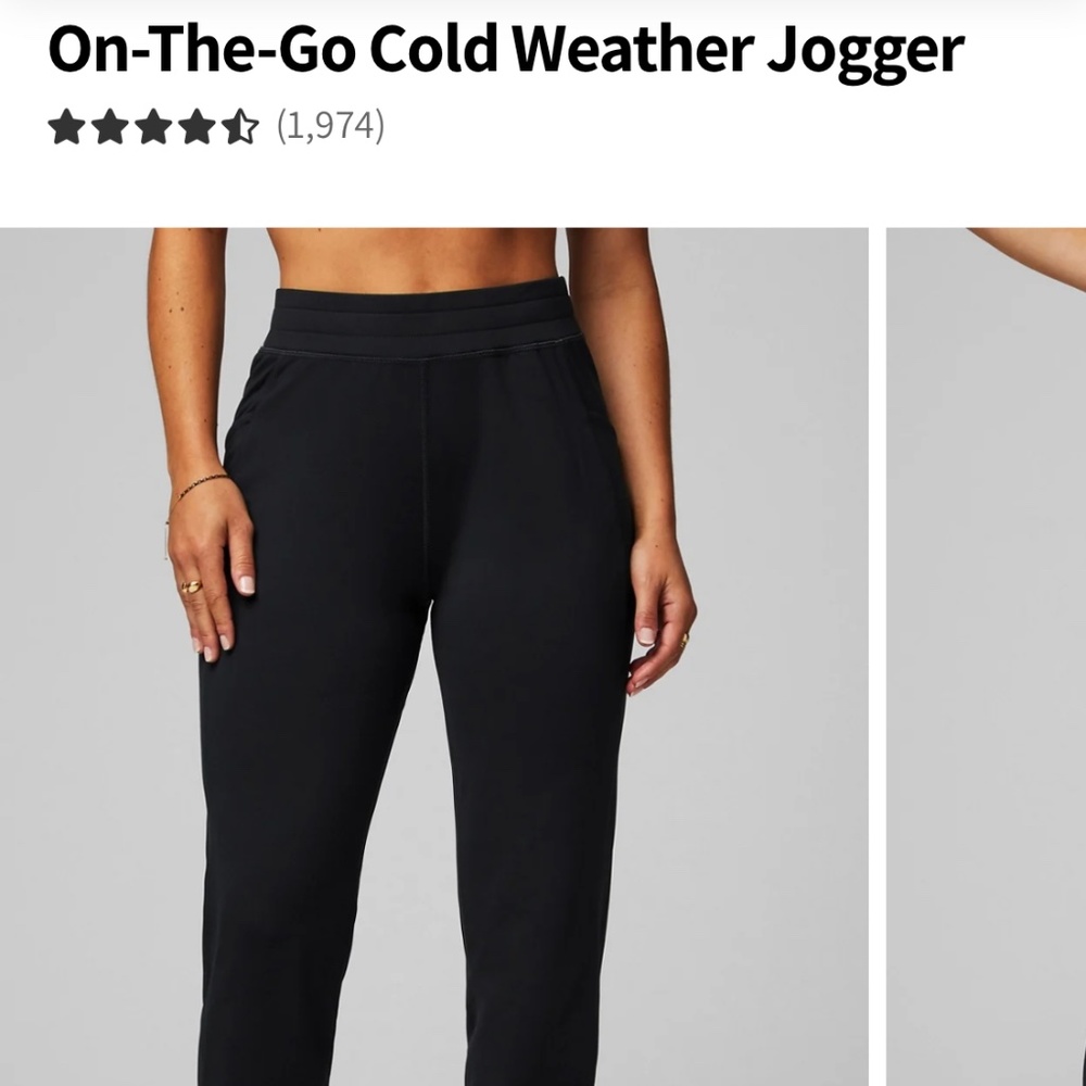 NWT Fabletics cold weather jogger